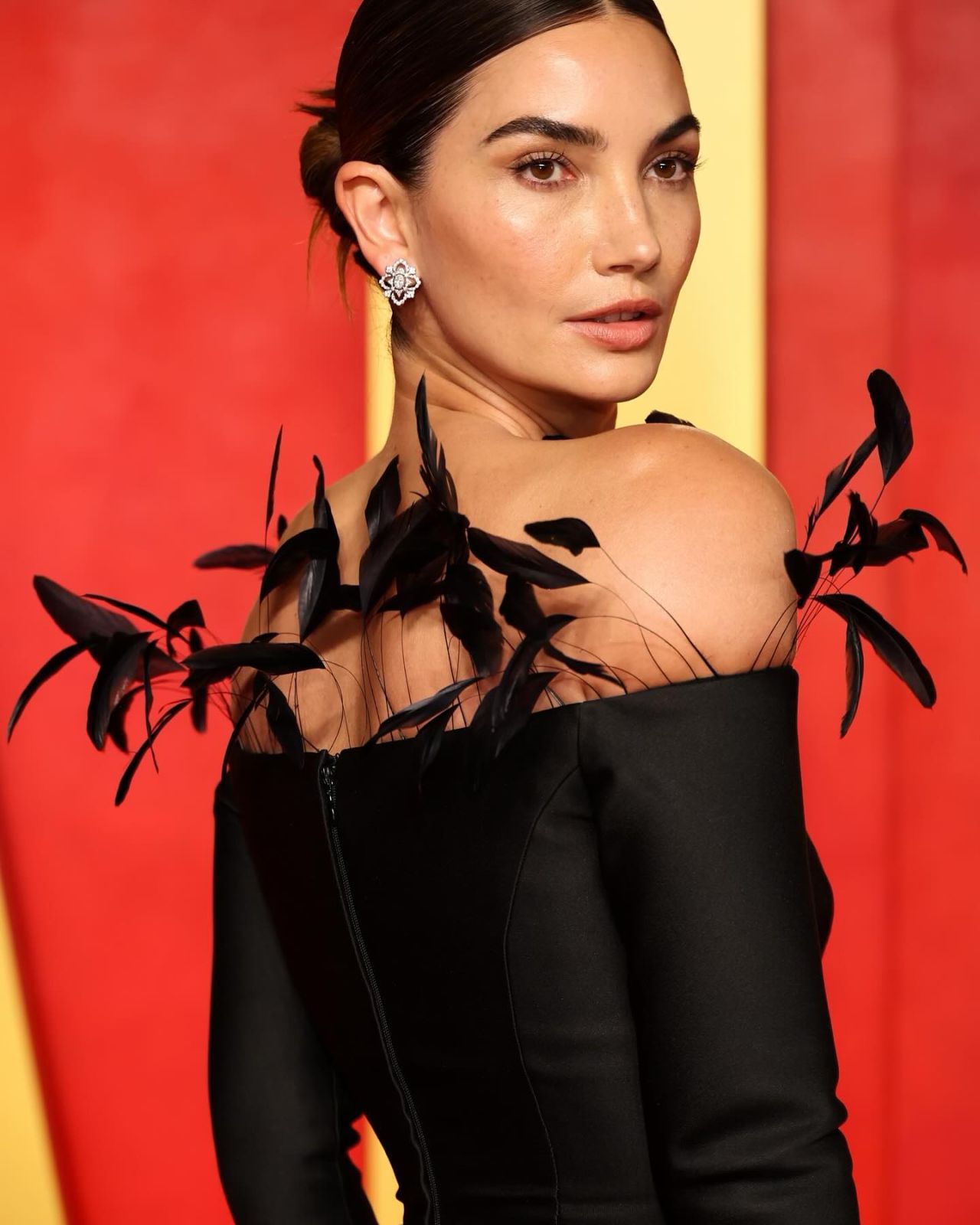 Lily Aldridge at Vanity Fair Oscar Party in Los Angeles2